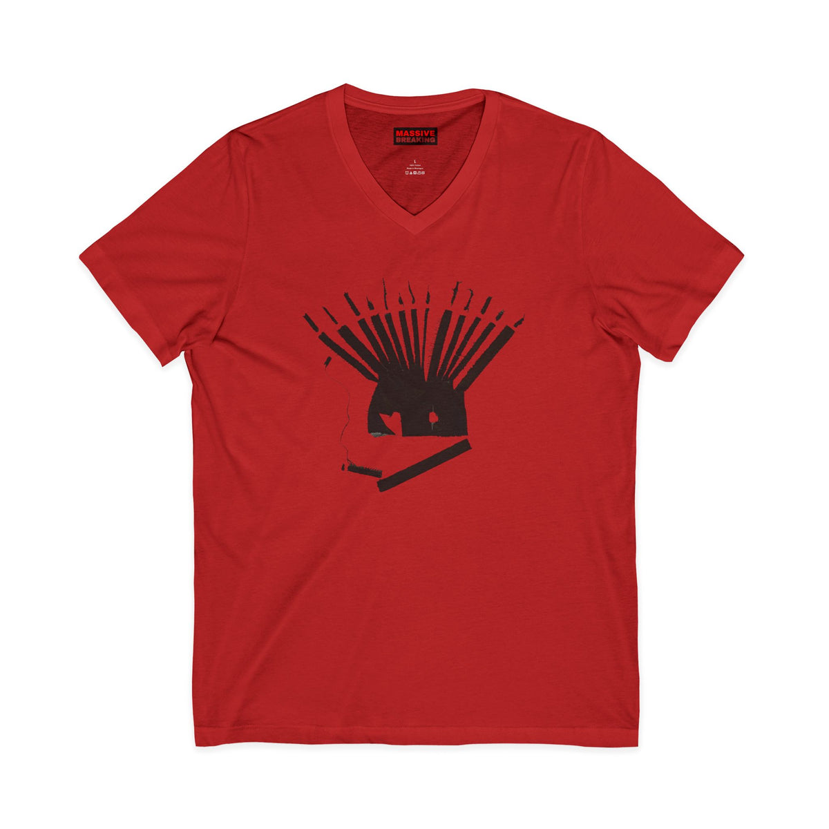 Gaffarious "Party Head" Short Sleeve V-Neck Tee