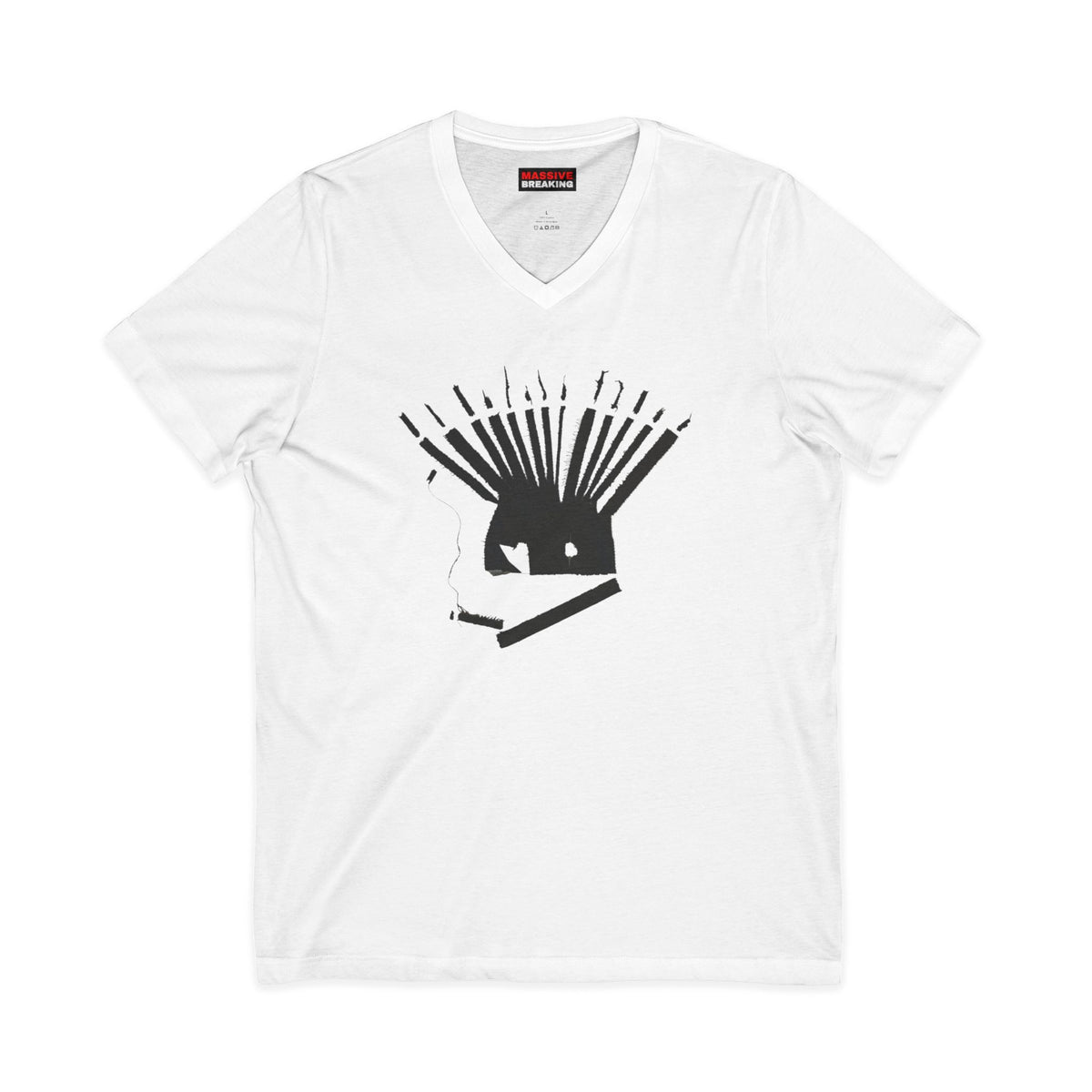 Gaffarious "Party Head" Short Sleeve V-Neck Tee