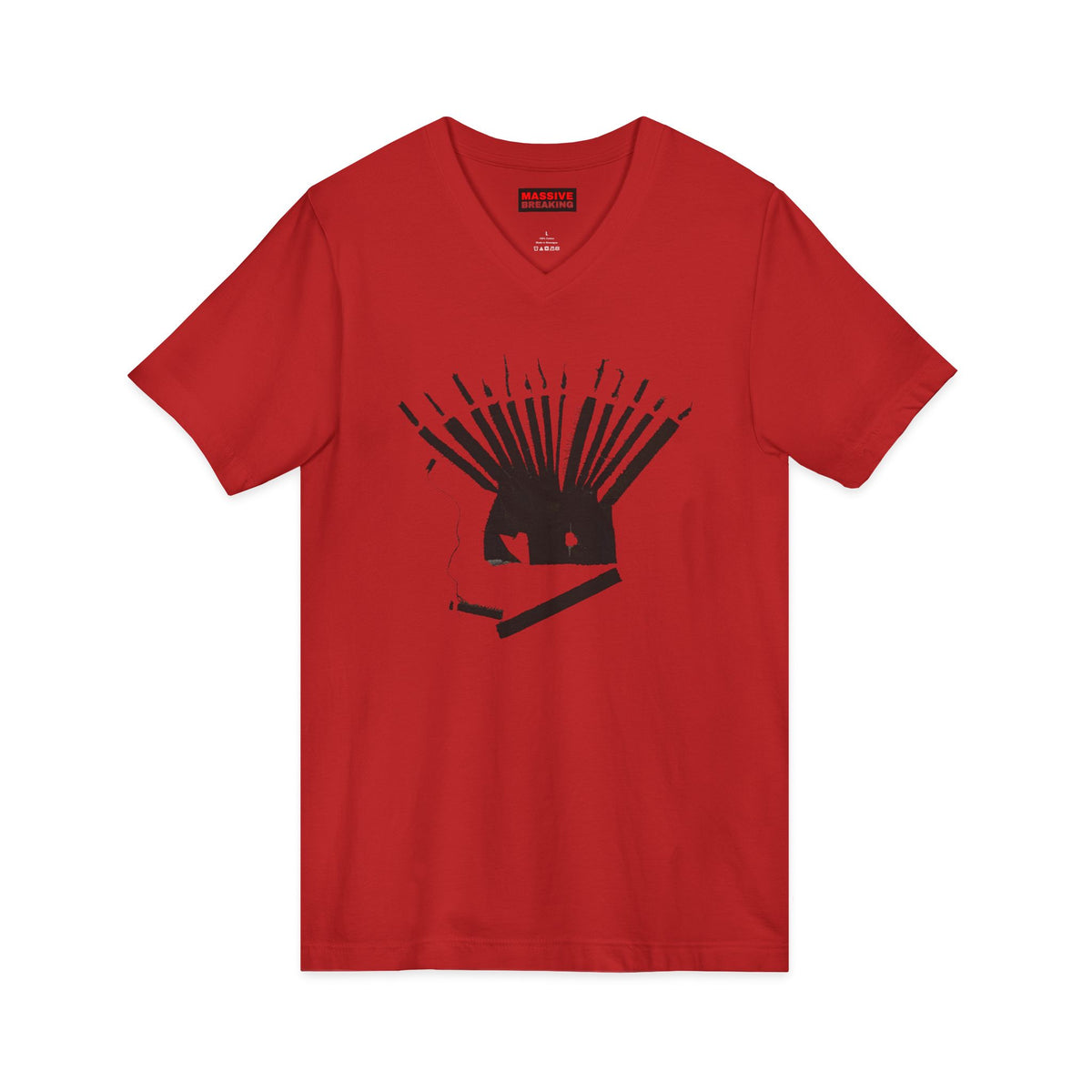 Gaffarious "Party Head" Short Sleeve V-Neck Tee