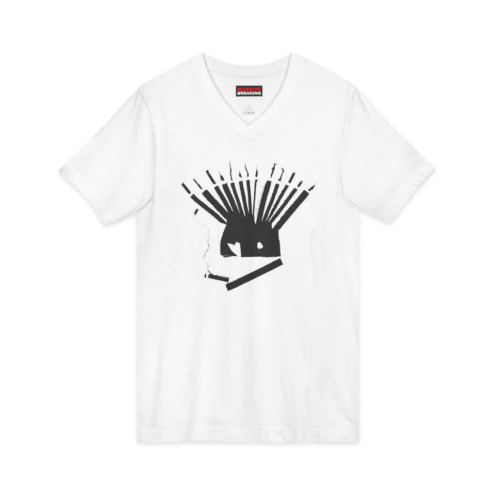 Gaffarious "Party Head" Short Sleeve V-Neck Tee