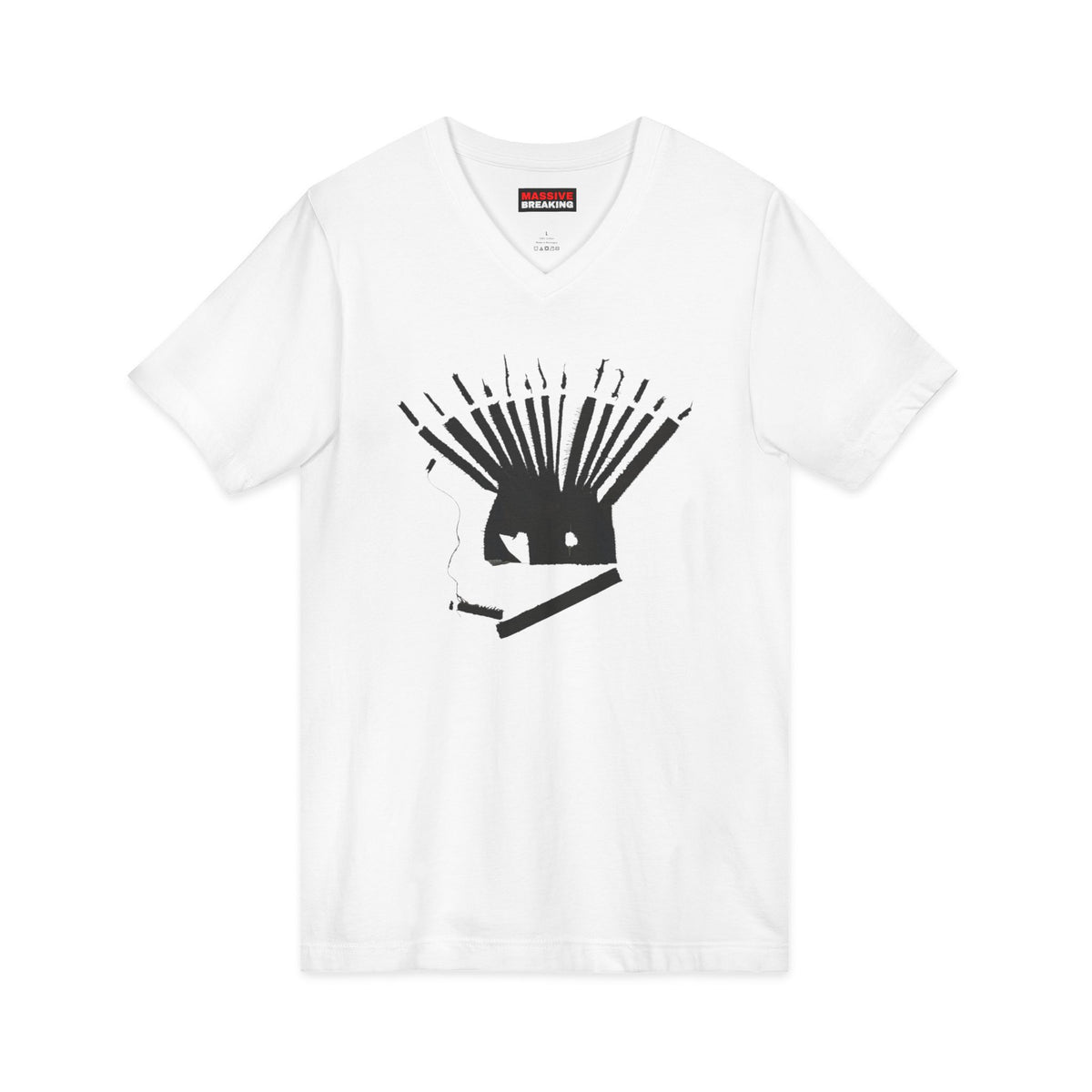 Gaffarious "Party Head" Short Sleeve V-Neck Tee